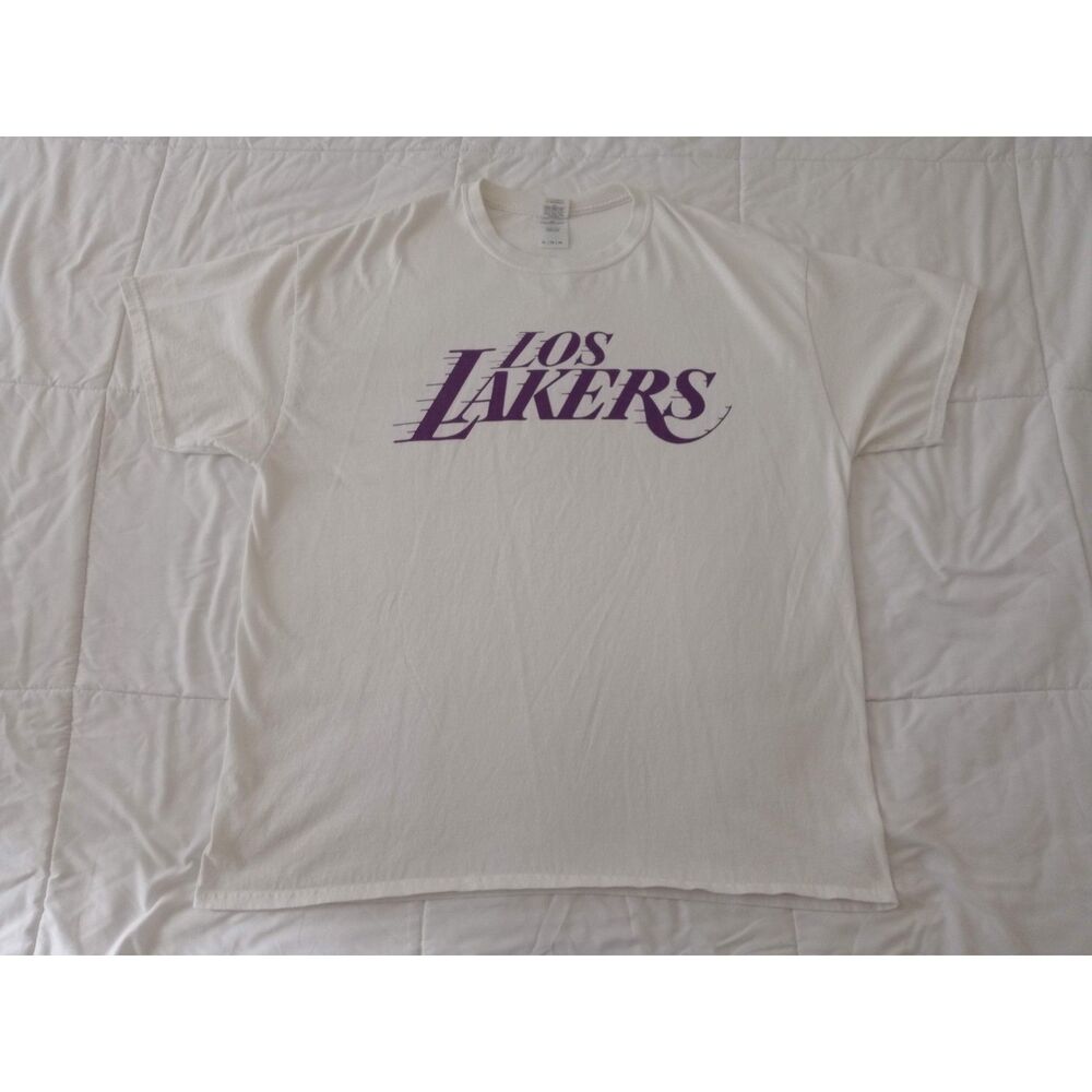 Los Angeles Lakers 'Hispanic Heritage' White T-shirt Men's Extra Large XL NBA LA
